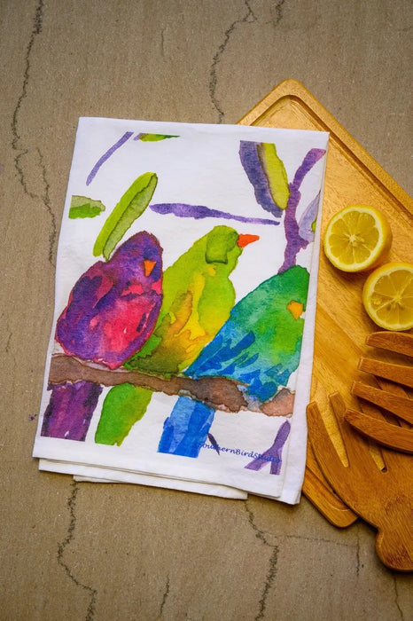 Watercolor Tea Towel