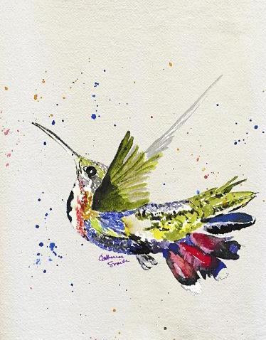 Watercolor Tea Towel