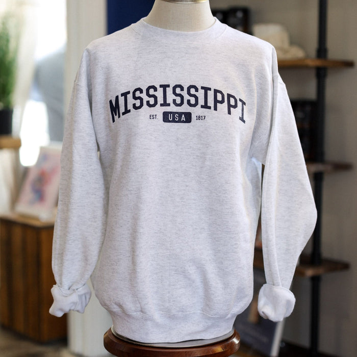 Gray Mississippi Sweatshirt